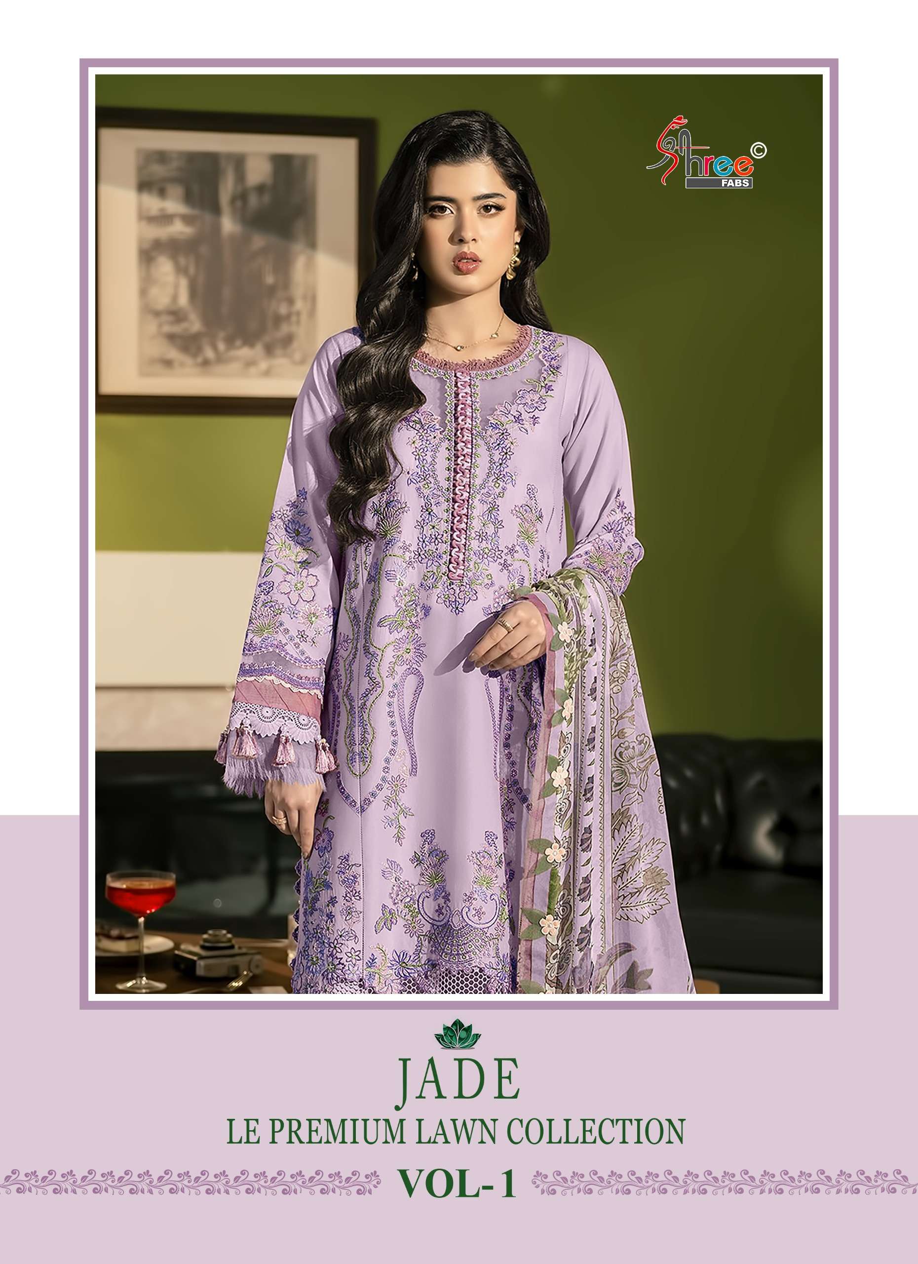 JADE LE PREMIUM LAWN COLLECTION VOL - 01 BY SHREE FABS
